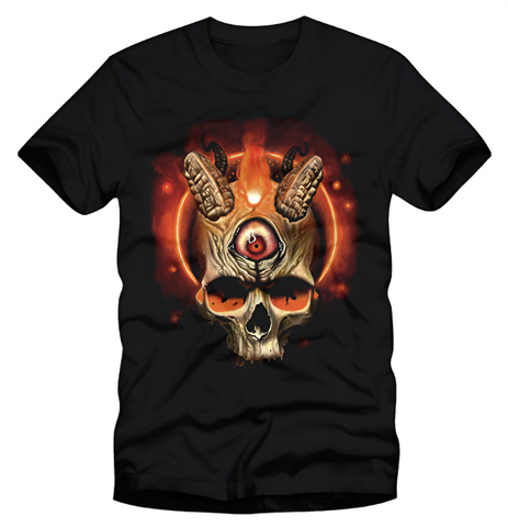 Hell City Prophecy Skull Shirt